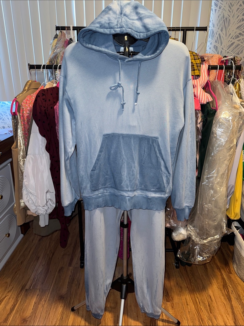 Cotton Citizen Light Blue Hoodie & Joggers
